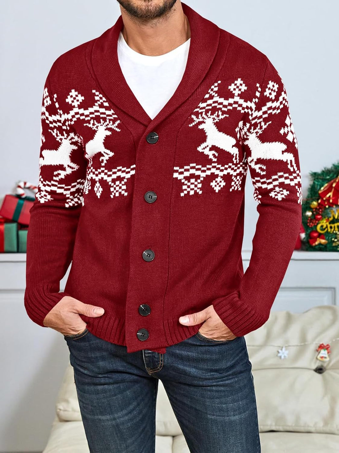 Comfortabel Gebreid Heren Vest - Lucas