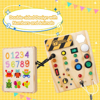 Montessori Peuter Prikbord met LED Verlichting - SparkleSense