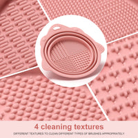 Foldable Silicone Brush Cleaning Bowl