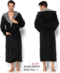 Luxe Heren Badjas met Capuchon - Lars