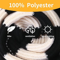 Chunky Knit Striped Scarf for Men - Chris