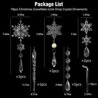 Kristallen Kerst Ornamenten Set - ShineBright