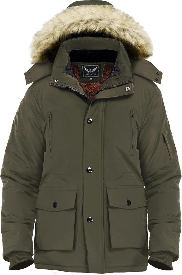 Winterjas met Afneembare Capuchon voor Heren - Gabriel
