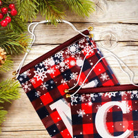 Kerstmis Deurhangers - KerstPlaid