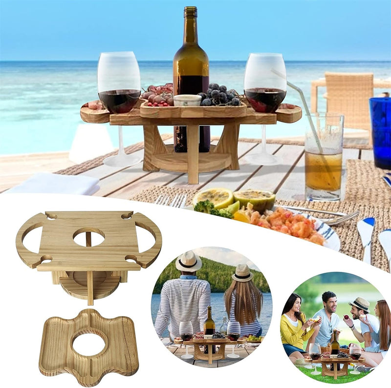 Sammy Jackson™ 2-in-1 Fruit and Wine Glass Table Rack