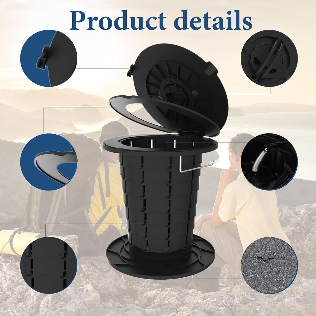 Inodoro portátil con altura ajustable – CampMate