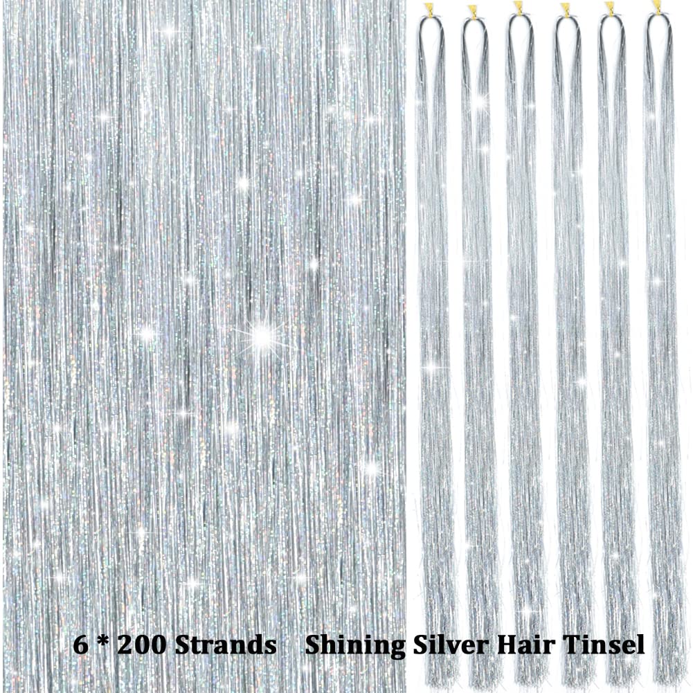 Sparkling Hair Tinsel Kit – Strands of Glitter!