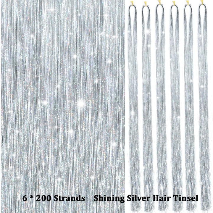 Sparkling Hair Tinsel Kit – Strands of Glitter!
