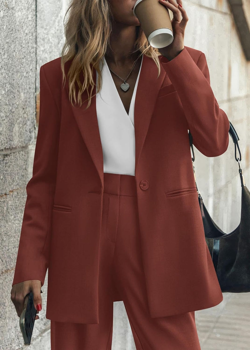 Stijlvolle Blazer en Pantalon Set - Mia