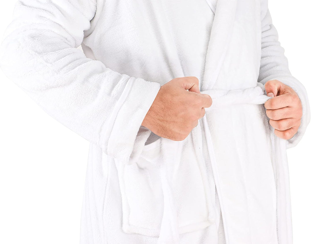 Comfortable Men's Fleece Bathrobe - Harry