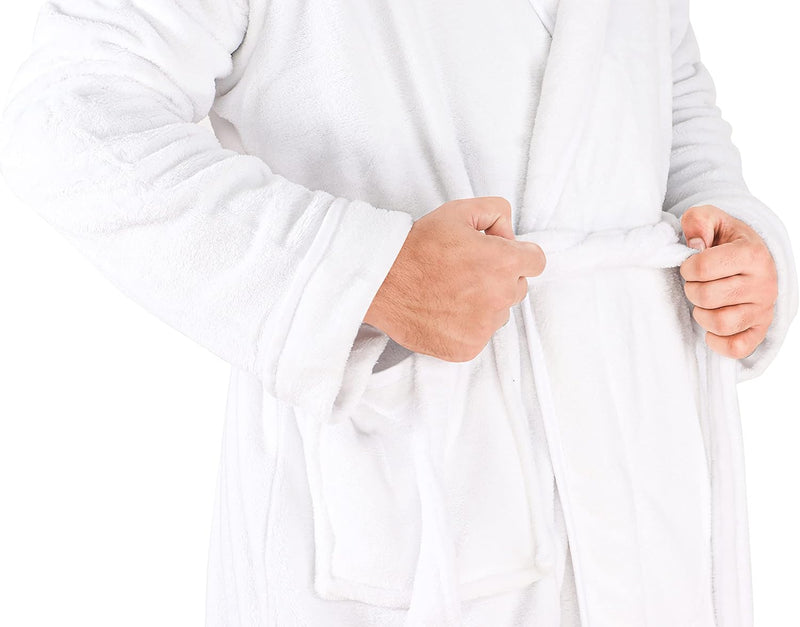 Comfortable Men's Fleece Bathrobe - Harry