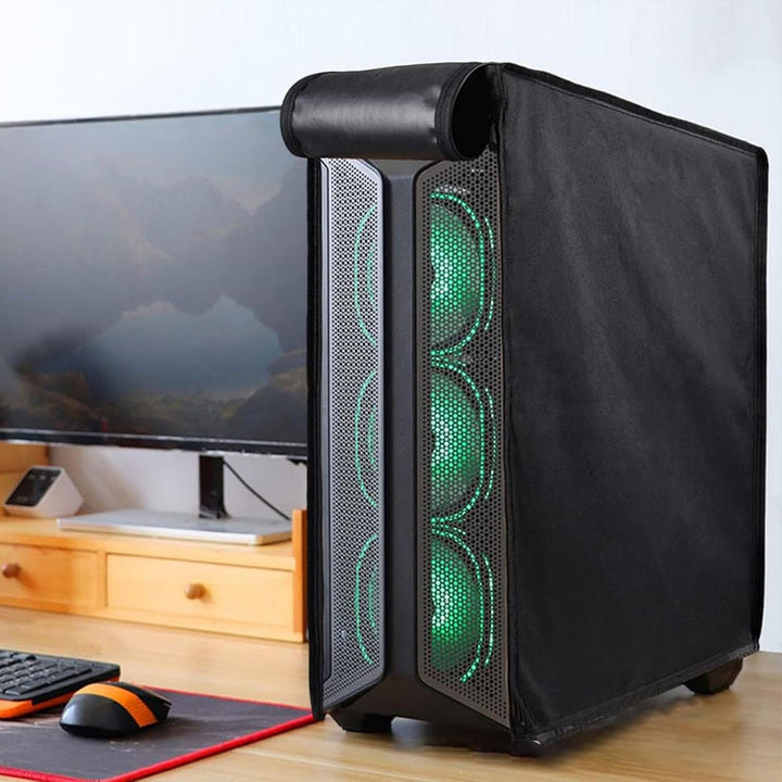 Funda impermeable antipolvo para CPU de computadora con cremalleras – Cylor