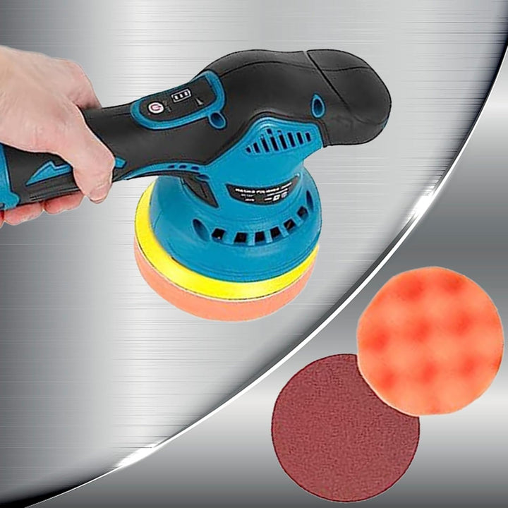 Wireless Car Polisher with Dual Batteries and 8-Speed Control – Torvex