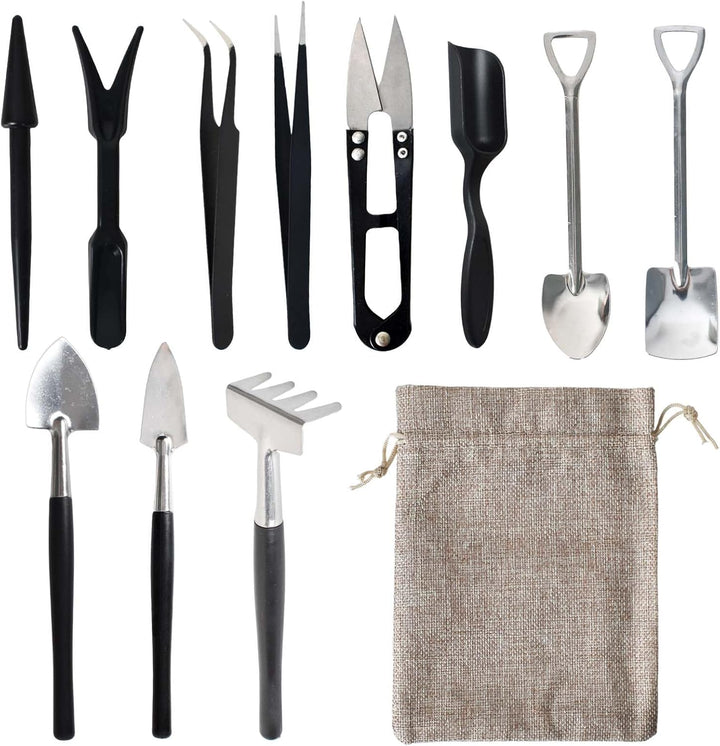 12-in-1 vetplantgereedschapset met opbergtas voor binnentuinieren