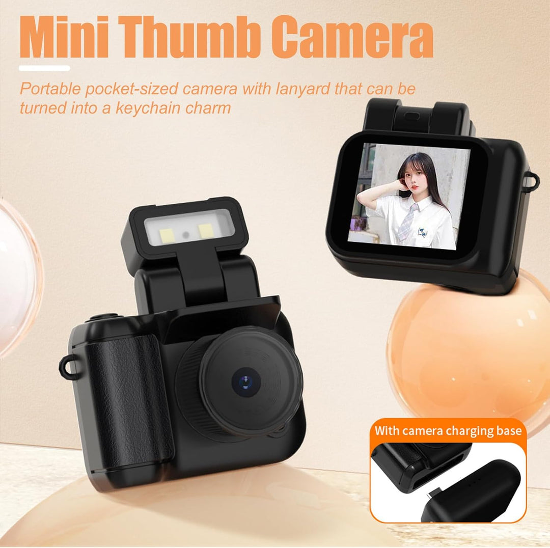 Mini Sleutelhanger Digitale Camera met 1080P Video en Retro Ontwerp – Rivoma