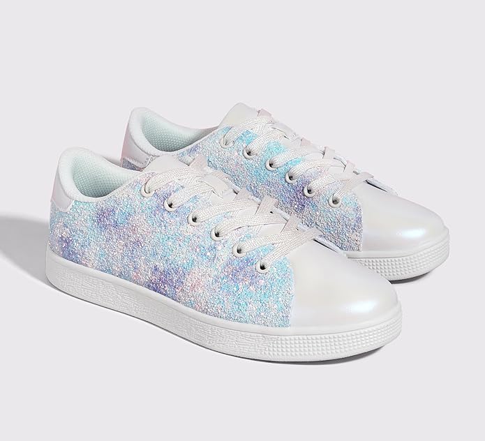Sparkling Lace-Up Fashion Women's Sneakers - Xenia