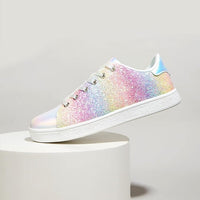 Sparkling Lace-Up Fashion Women's Sneakers - Xenia