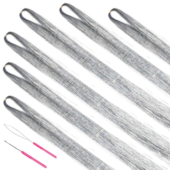 Sparkling Hair Tinsel Kit – Strands of Glitter!