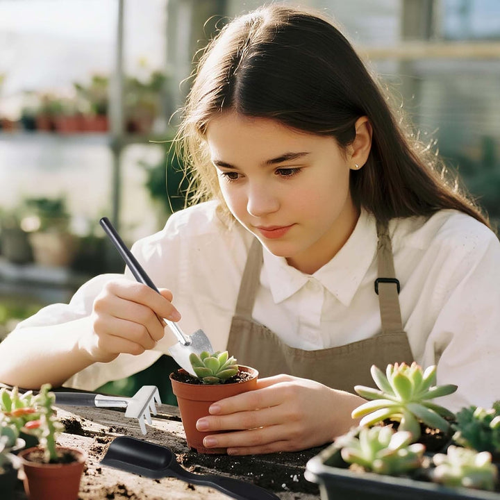 12-in-1 vetplantgereedschapset met opbergtas voor binnentuinieren