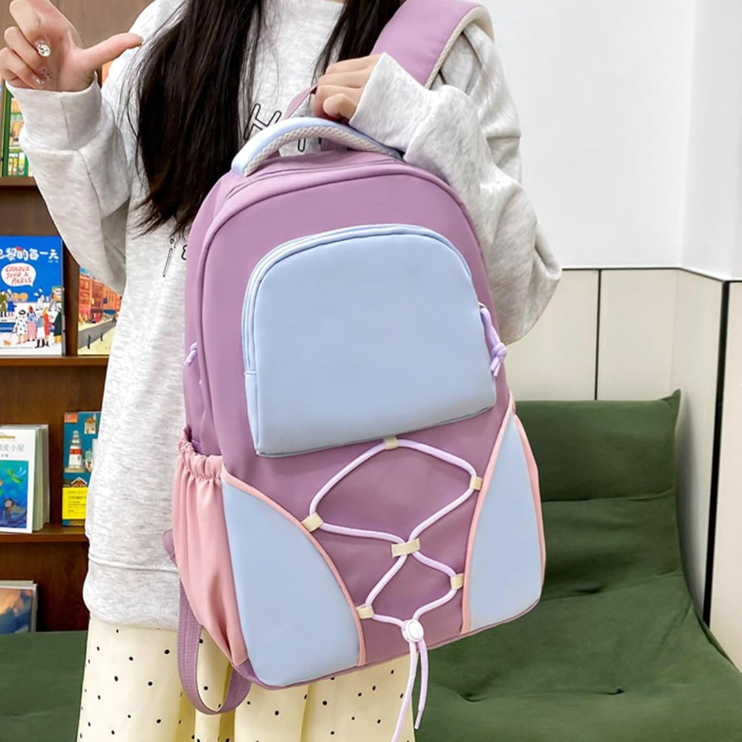 School Bag Set – Large-Capacity Student Backpack with Pen Holder & Bags – Nivora