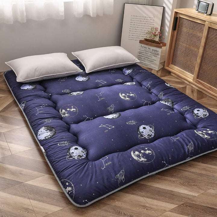 Vouwbare Japanse Futon Vloermatras met Geheugenschuimondersteuning – Arivon