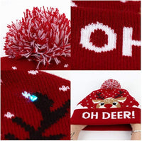 Verlichte Kerst Beanie - GlowDeer