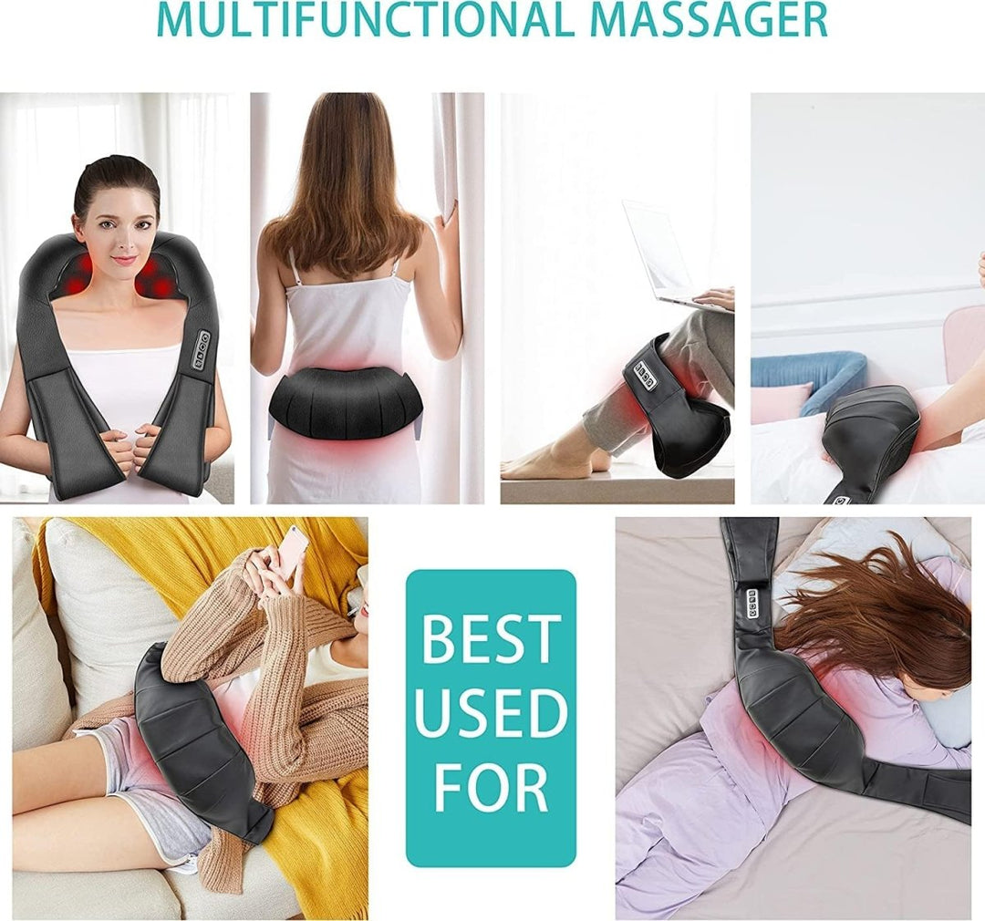 Poduszka do masażu Shiatsu z podczerwienią - FlowRelief