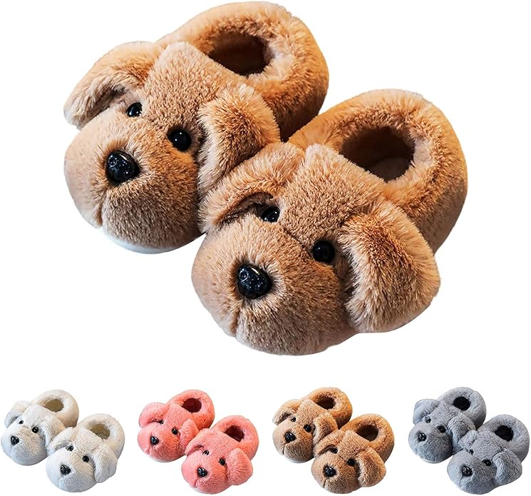 Children's Slippers with Puppy Design – PuppyPaws