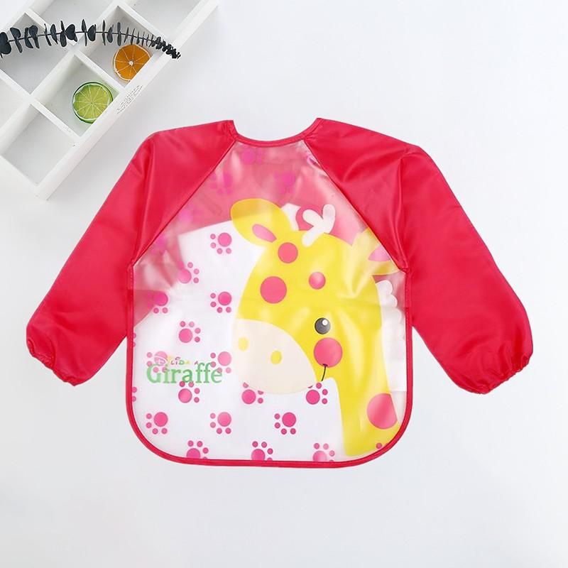 Waterproof Baby Bib with Sleeves