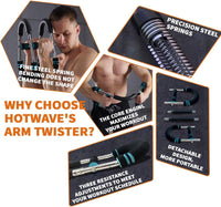Twister Arm Exerciser - Regulowana sprężynowa drążek do ćwiczeń