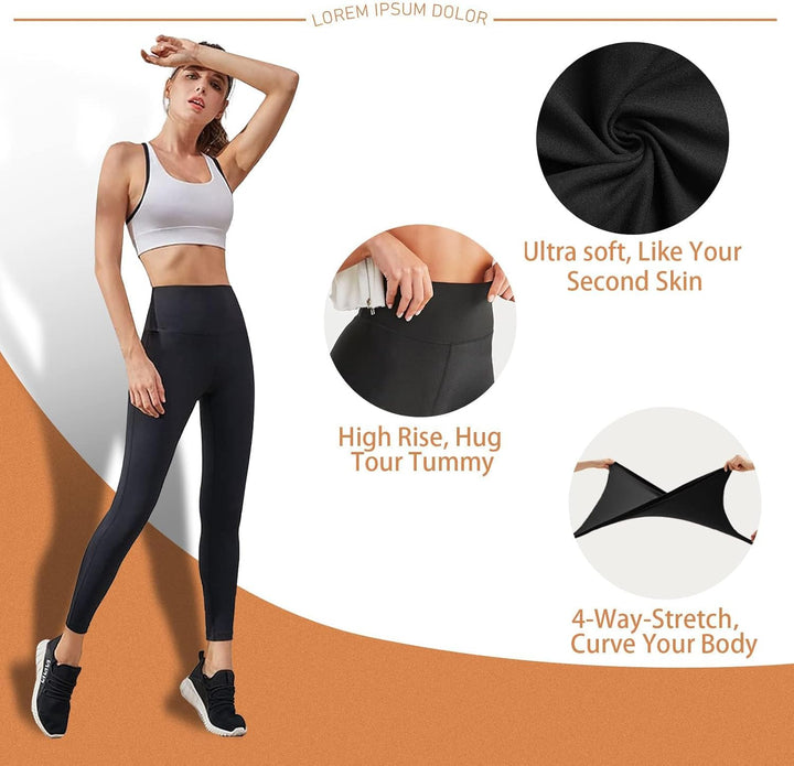 LuxeFit High-Waisted Leggings - Selene