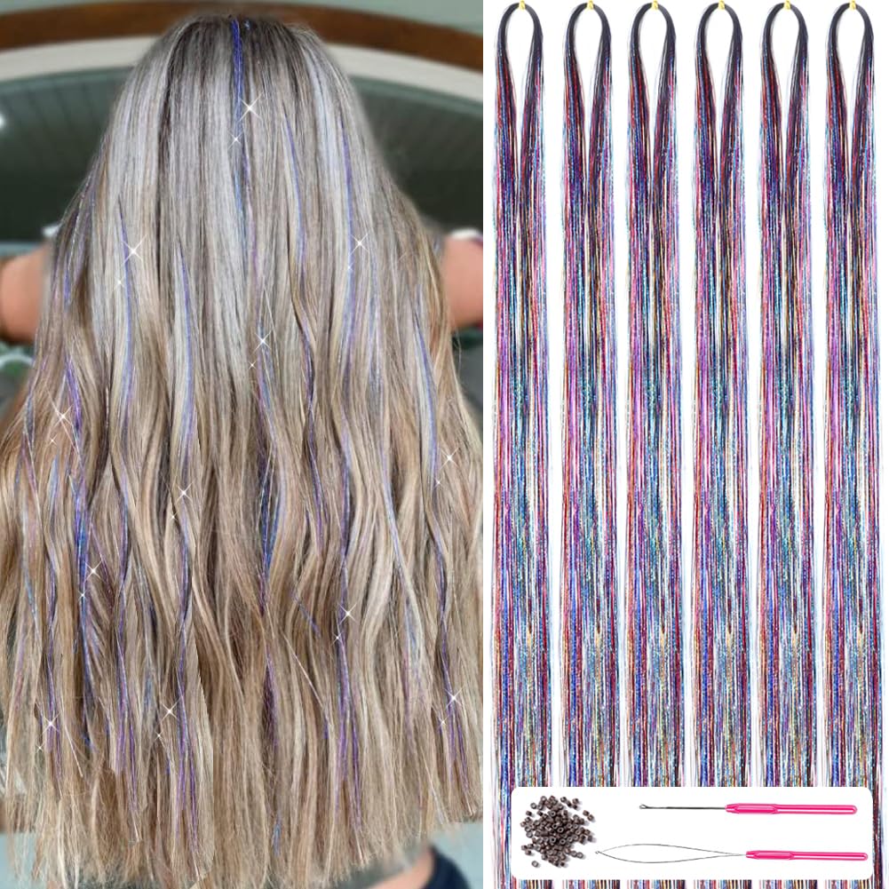 Sparkling Hair Tinsel Kit – Strands of Glitter!