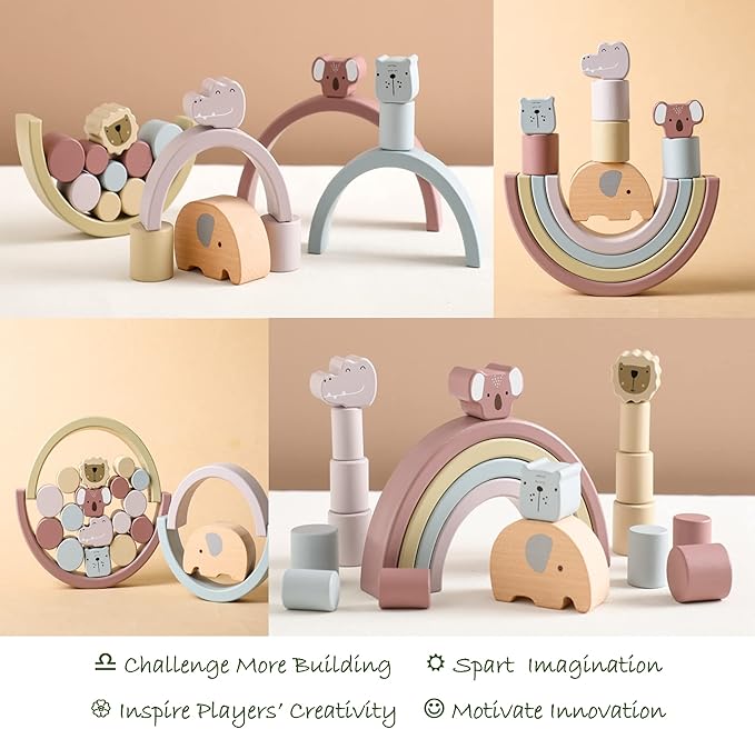 Montessori Wooden Play Set – Buildoro