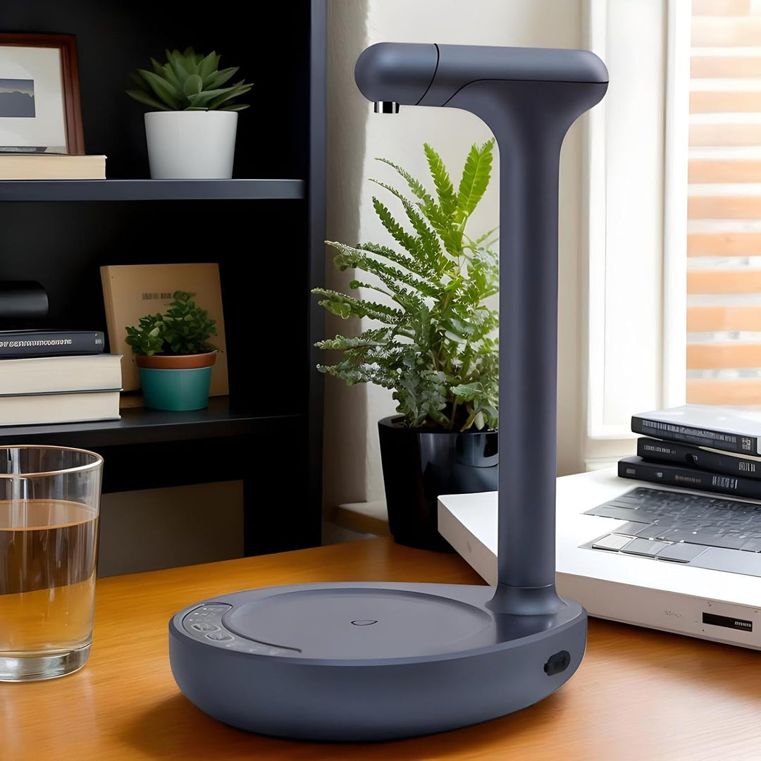 Dispensador de agua eléctrico para escritorio - Bomba para garrafón de 5 galones – Aqualis