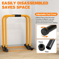 Heavy Dip Station & Push-Up Stand for Home Fitness