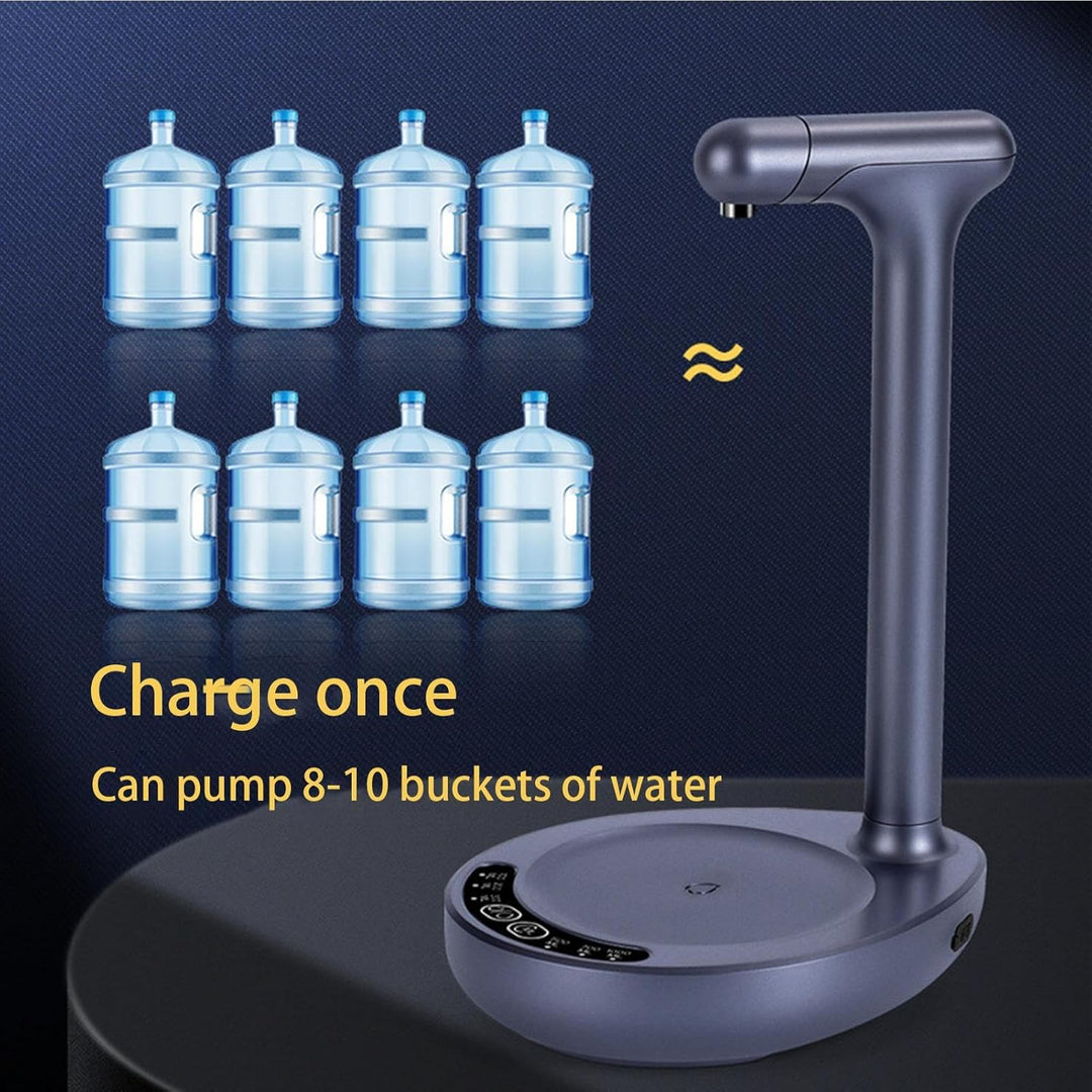 Dispensador de agua eléctrico para escritorio - Bomba para garrafón de 5 galones – Aqualis