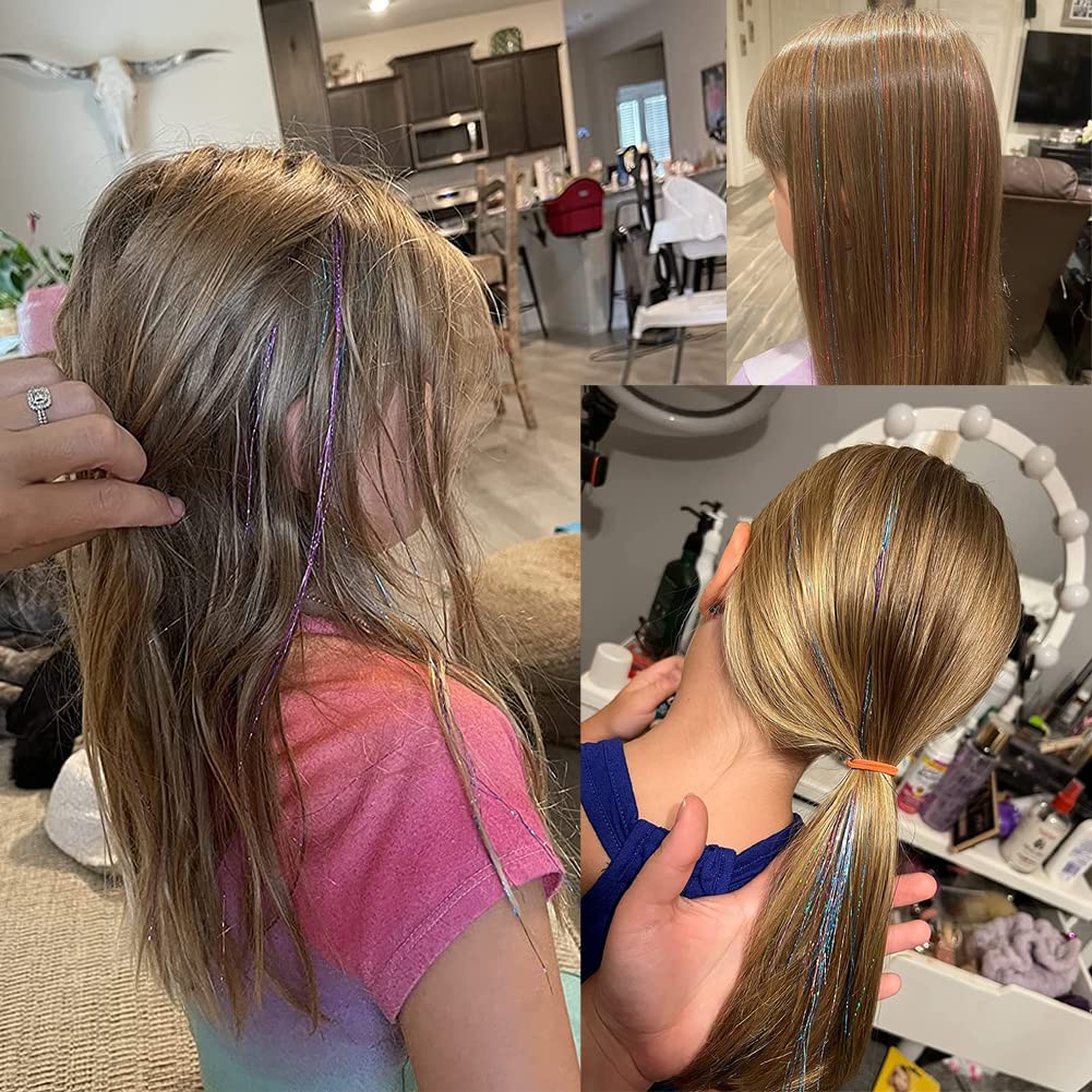 Sparkling Hair Tinsel Kit – Strands of Glitter!