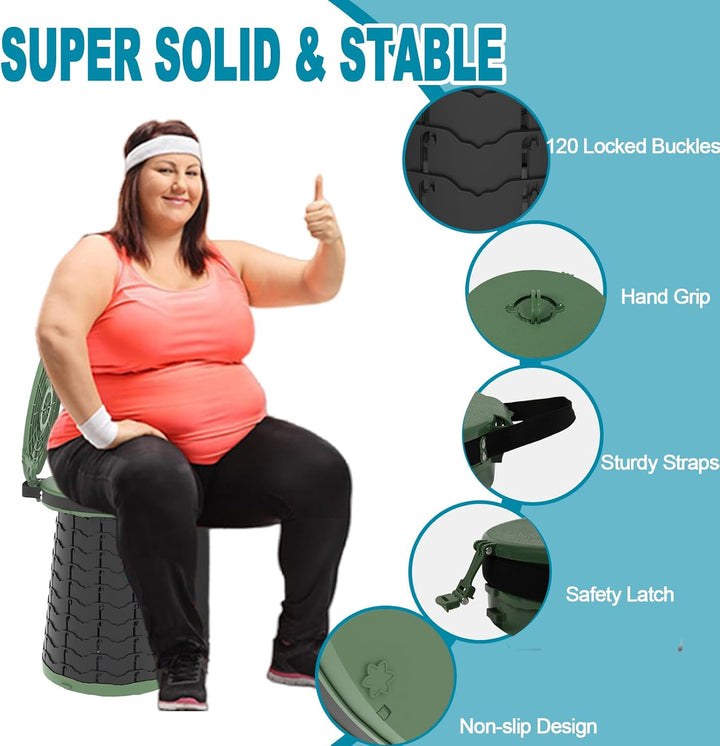 Inodoro portátil con altura ajustable – CampMate