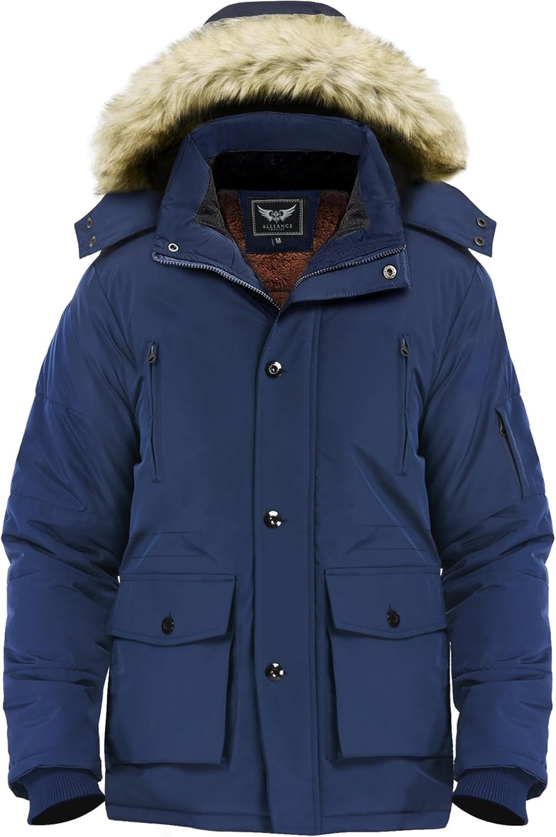 Winterjas met Afneembare Capuchon voor Heren - Gabriel