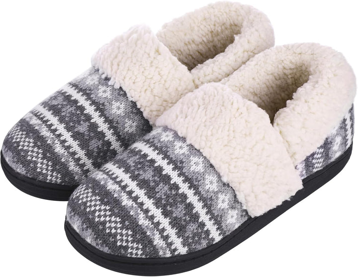 Winterse Gebreide Pantoffels - CozyCloud