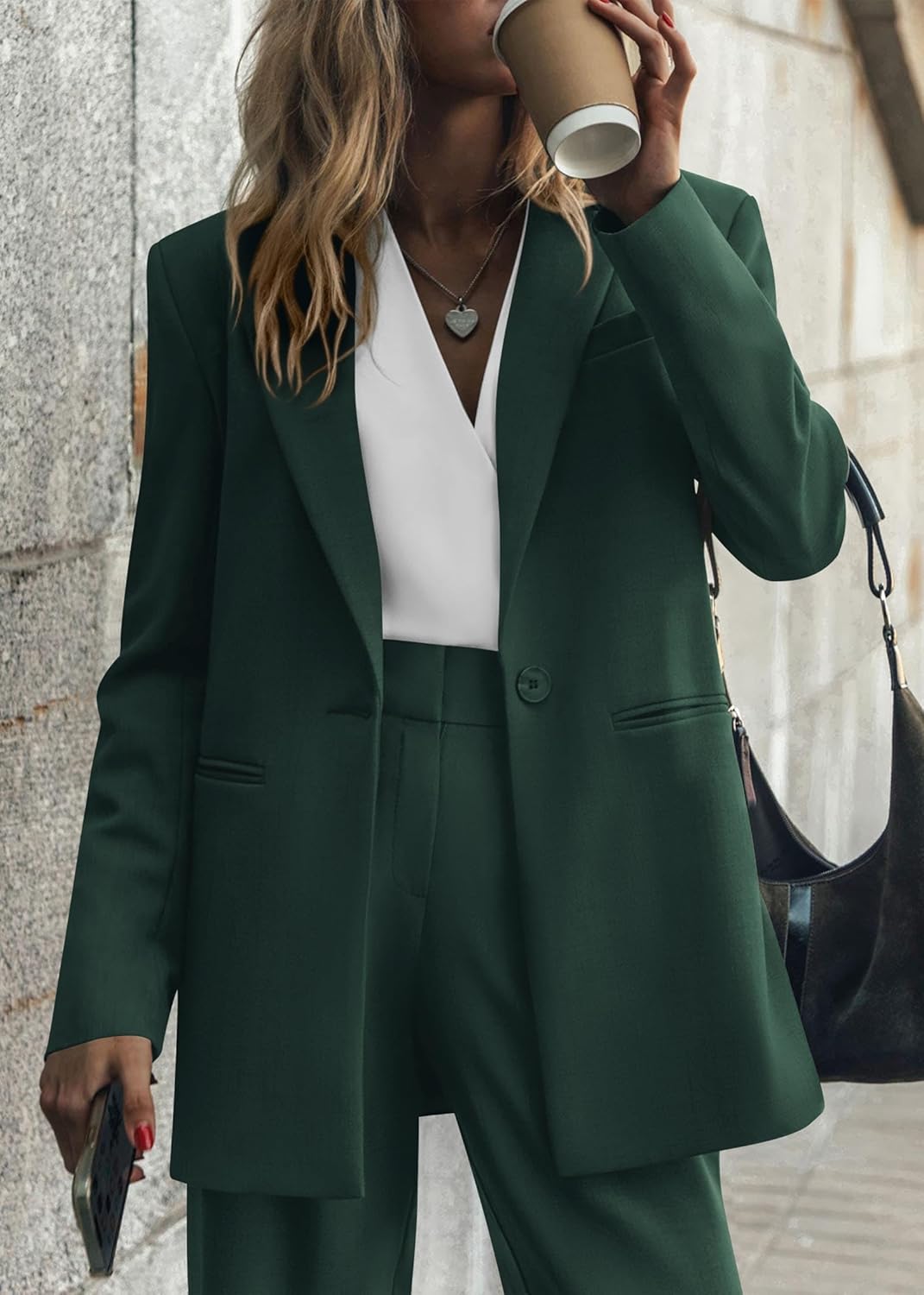 Stijlvolle Blazer en Pantalon Set - Mia