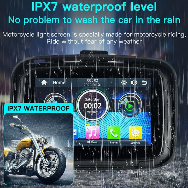Monitor portátil para moto con pantalla IPS de 5" (12,7 cm) – RideMate