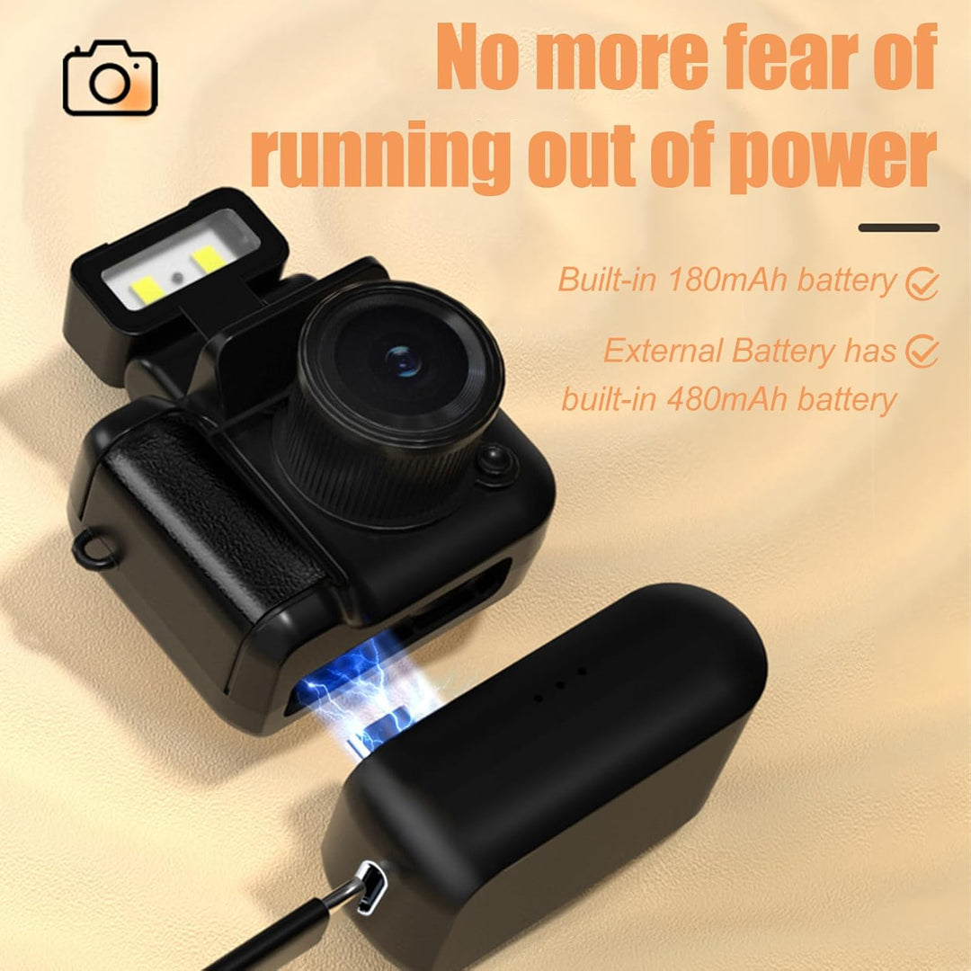 Mini Sleutelhanger Digitale Camera met 1080P Video en Retro Ontwerp – Rivoma