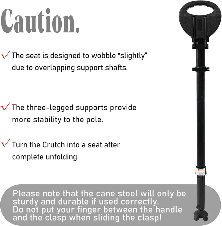 Bastón plegable con asiento – StepMate