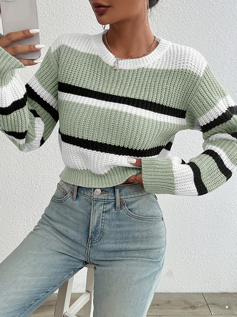 Comfortable and Stylish Knitted Sweater - Sienna