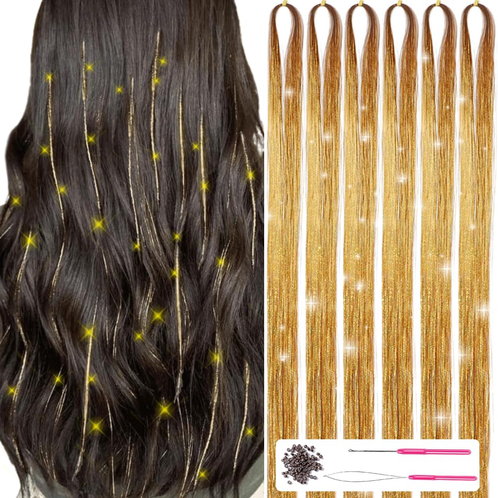 Sparkling Hair Tinsel Kit – Strands of Glitter!