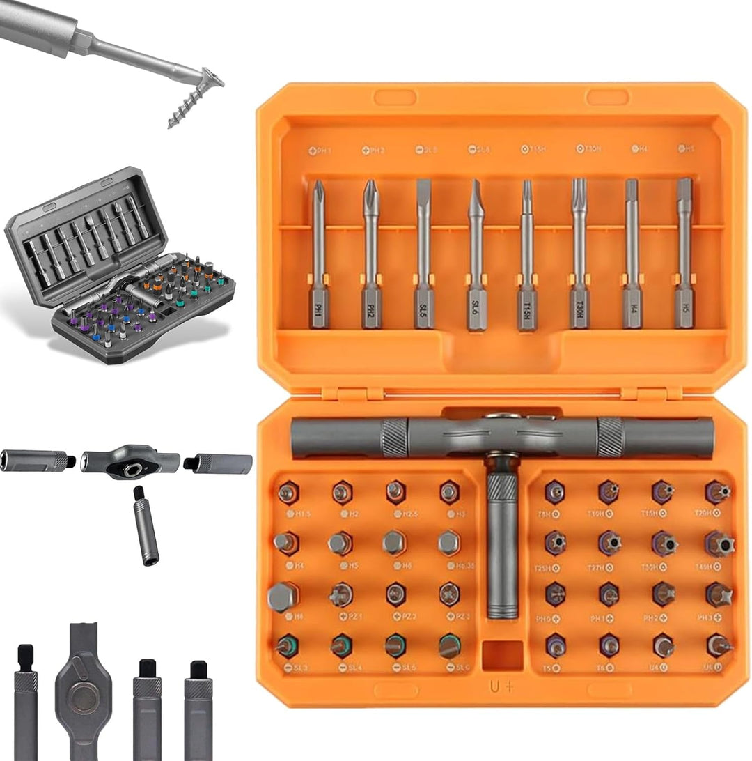 42-in-1 Magnetic Screwdriver Set – Precision Repair Kit with Bits and Handle – Fixaro