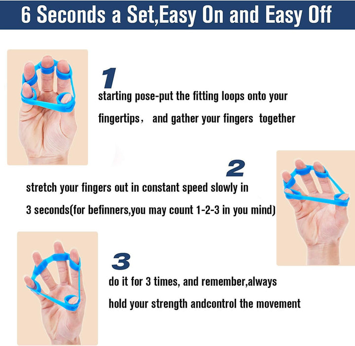 Hand Grip Strengthener Set (6 Pieces)
