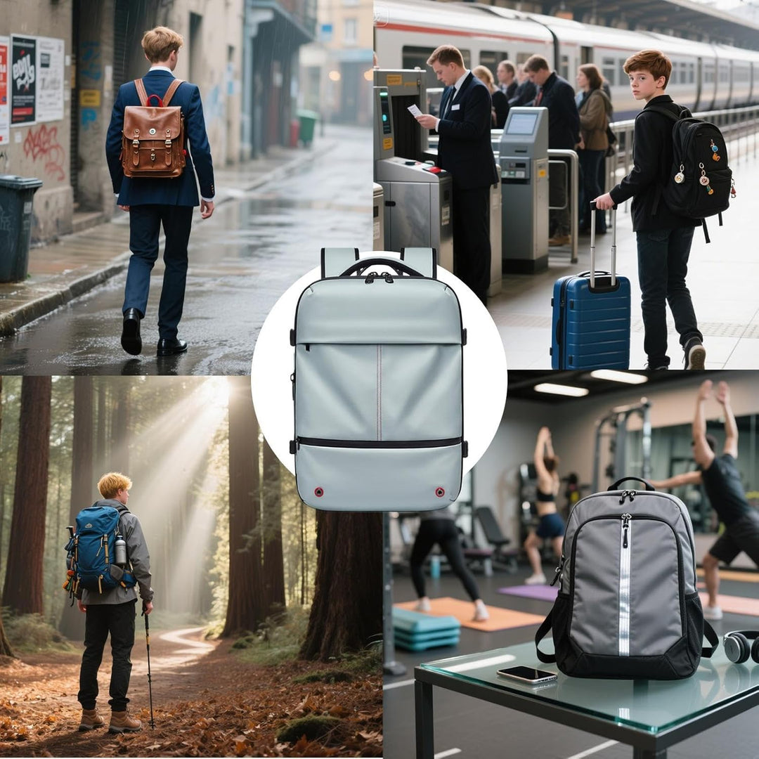 Mochila de viaje expandible e impermeable con compresión al vacío – Arvid