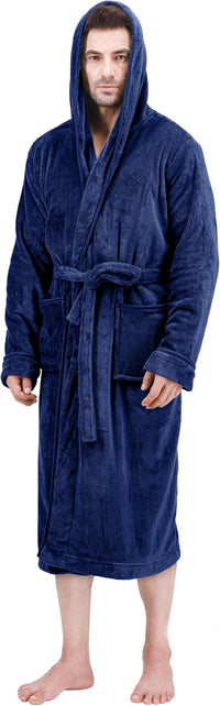Comfortable Men's Fleece Bathrobe - Harry